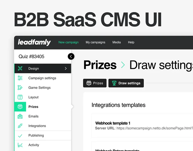 B2B SaaS CMS