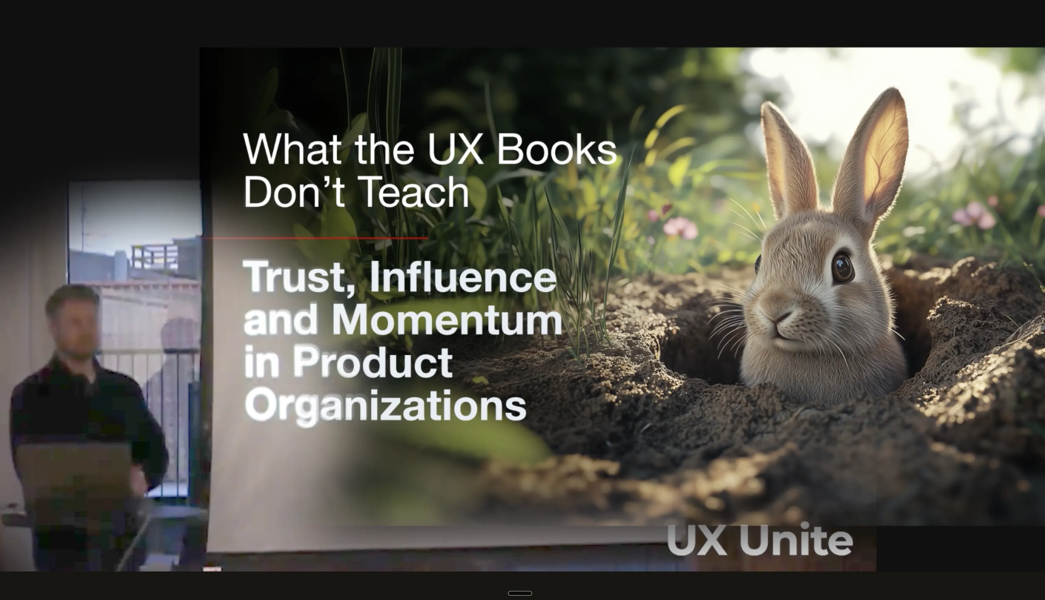 UX Unite talk slide